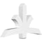 Ekena Millwork Davenport Architectural Grade PVC Gable Bracket, 60"W x 35"H x 6"D x 6"F, 14/12 Pitch GBP060X35X0606DAV00 - alternate 1